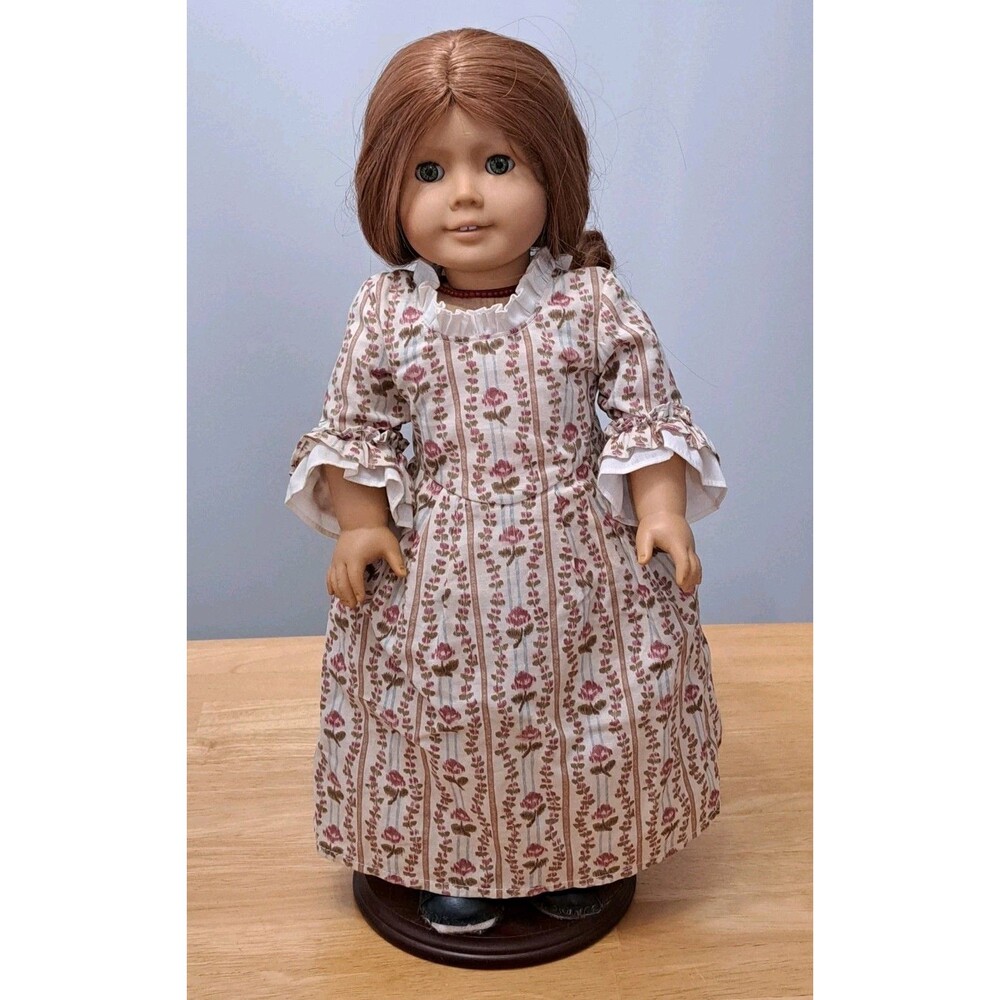 Pleasant Company 18" Felicity American Girl Doll 1990s + Mini Doll + Stand READ